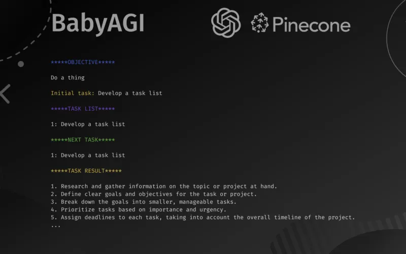 BabyAGI - Alternative à AutoGPT, la version autonome de ChatGPT
